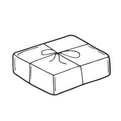 Doodle style box, package, or shipping vector illustration