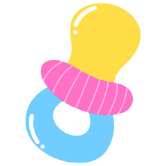 baby pacifier vector illustration