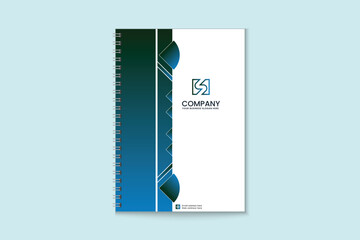 Fototapeta na wymiar Creative notebook cover design for corporate business