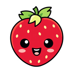 Obraz premium strawberry, kawaii