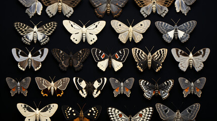 Moths are nocturnal lepidoptera