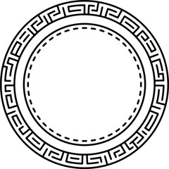 Ancient Greek Round Pattern