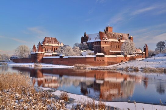  Malbork Castle in Pomerania region of Poland