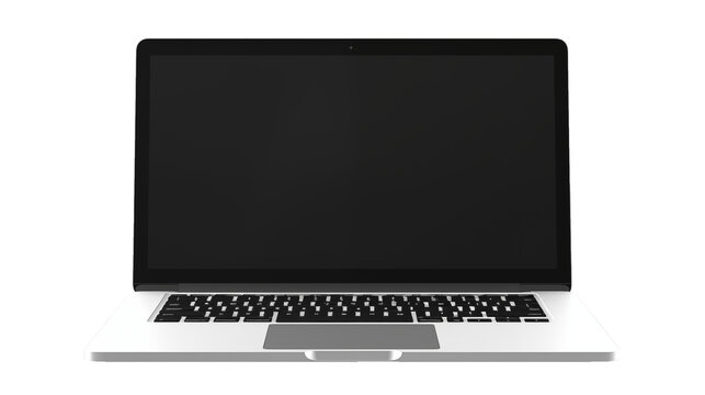 image of a sleek and modern laptop on a clean white background.