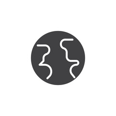 Earth planet vector icon