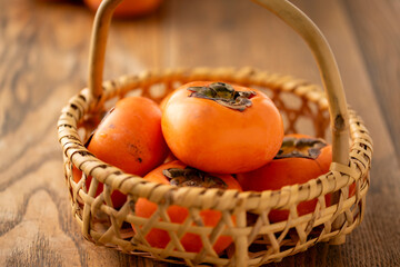 Kaki,the Japanese persimmon fruit.
Popular autumn fruit.
