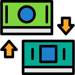 Business card exchange Icon