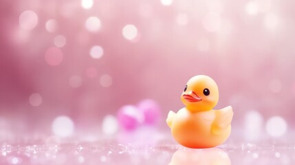 Rubber Ducky in Bokeh Effects