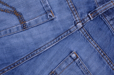 Background blue denim