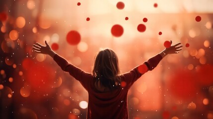 Sense of freedom and joyful