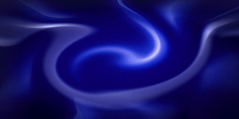 Blue ultramarine squiggly wide pattern. Blurred rainbow grainy background. Multicolored website banner, desktop, template, gradient. Design of holidays, Christmas, New Year, Valentine, Halloween