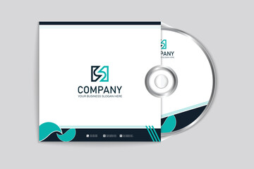 Fototapeta premium Professional and modern corporate CD cover and label template