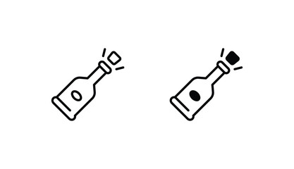 Wine icon design with white background stock illustration