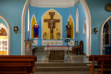 inside of the church where prayer done