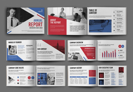 Company Annual Report Template