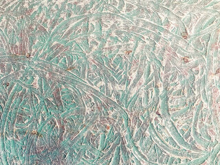 Abstract texture of the old cracked paint on the glass. Background.