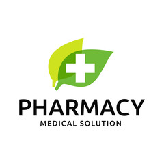 Obraz premium Medical Cross and Health Pharmacy Logo Vector Template on white background