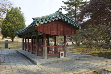 Fototapeta premium 아산 현충사 풍경입니다