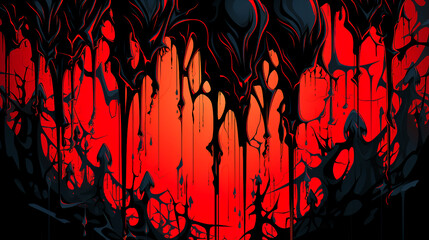 fire in the dark,fire background Generated by AI