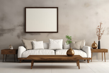 Obraz na płótnie Canvas modern living room with sofa