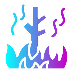 Obraz premium wildfire icon