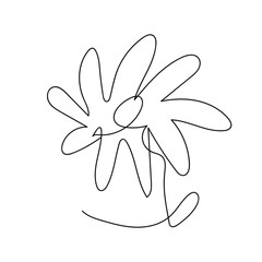 Flower Line Art