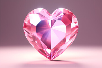 diamond heart on white Pink diamond heart on a pink background Pink Heart

