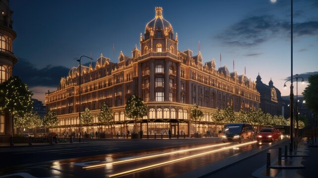 Harrods London breathtaking travel destination