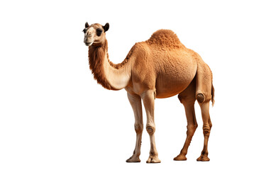 Dromedary Camel On Transparent Background