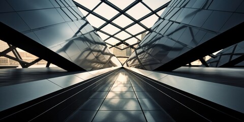 Fototapeta premium Geometric architecture detail modern concrete structure building abstract concrete architecture background building concrete balcony construction middle east Minimal architecture modern building