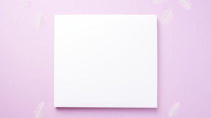 Fototapeta na wymiar blank greeting form, mockup, delicate soft colors, a lot of empty space, simple, easy drawing, pink