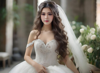 portrait of a bride