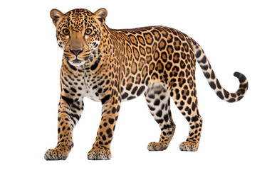 Obraz premium Jaguar Wilderness On Transparent Background