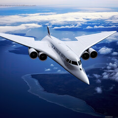 Futuristic Flight or transportation : Unveiling the 6th Generation Aircraft Design Concept.