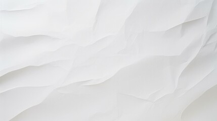 White Paper Texture background. Crumpled white paper abstract shape background with space paper for text - obrazy, fototapety, plakaty
