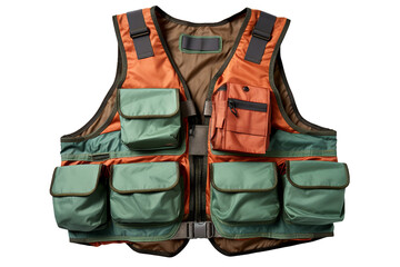 Fishing Essentials Vest Isolated on transparent background