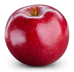 Red apple isolated on white background