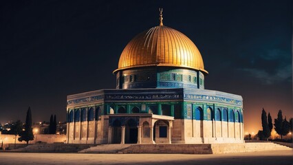 dome of the Rock at Night photo