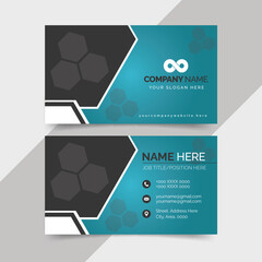 Professional Branding Vector Business Card