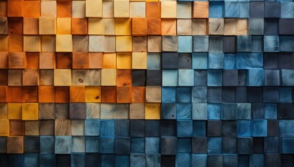 mosaic pattern background colored bricks