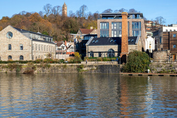 Fototapeta premium Brandon Hill above River Avon at Bristol