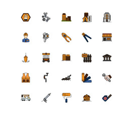 construction vector set - eps 10