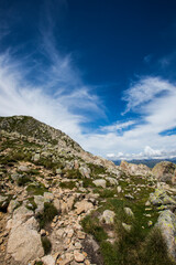 Obraz premium Summer landscape in Aiguestortes and Sant Maurici National Park, Spain