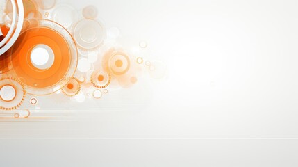 General ppt background image orange and white graphic  