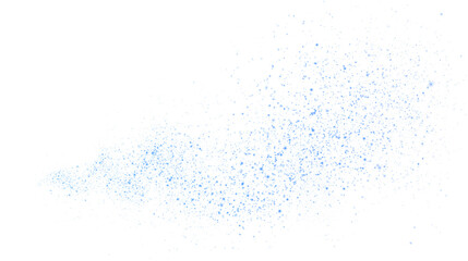 Bokeh light illuminates background effect. White png dust light. Christmas background of glowing dust Christmas glow light bokeh confetti and spark overlay texture for your design.