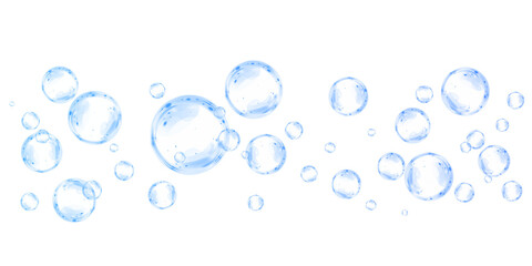Soap Bubble blue Clipart Transparent PNG Hd, White Soap Transparent Bubble Clipart, Foam Balls,...