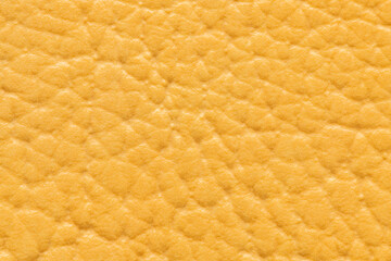 Yellow leather texture used as luxury classic Background. Imitation, artificial leather texture background. Abstract