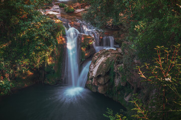 Gourbachin waterfall, Carcès, Provence, France
