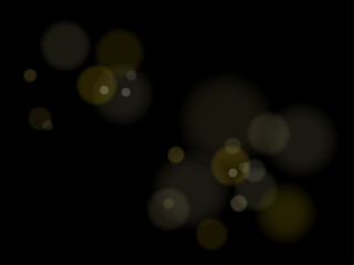 玉ボケしたイルミネーション夜景背景