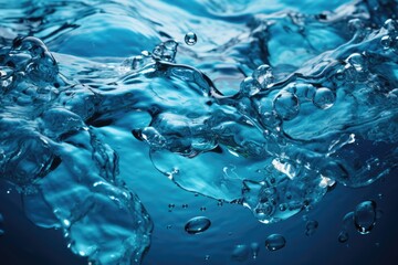blue clear water background and texture